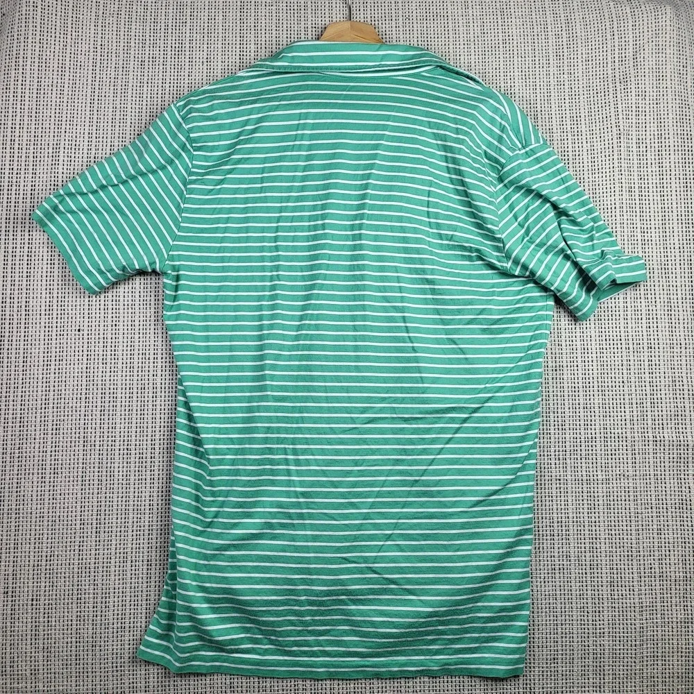 Vintage Polo Golf‎ Ralph Lauren Polo Shirt Mens Medium Stripe Lisle Golf 90s